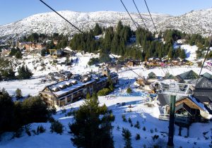 Bariloche, AR, view from above. a charming landscape